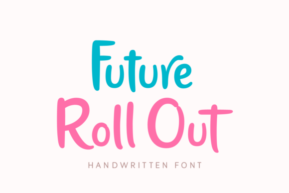 Future Roll out Font Poster 1