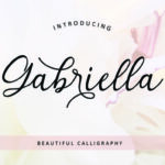 Gabriella Font Poster 1