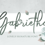 Gabrietha Font Poster 1