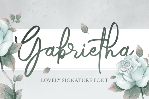 Gabrietha Font Poster 1