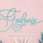 Gailenia Font Poster 1