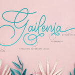 Gailenia Font Poster 11