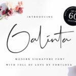 Galinta Font Poster 1