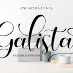 Galista Font Poster 1