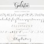 Galista Font Poster 3