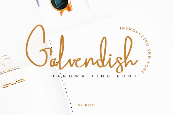 Galvendish Font Poster 1