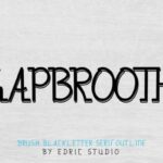 Gapbrooth Font Poster 1