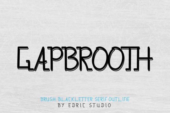 Gapbrooth Font