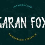 Garan Fox Font Poster 1
