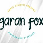 Garan Fox Font Poster 2