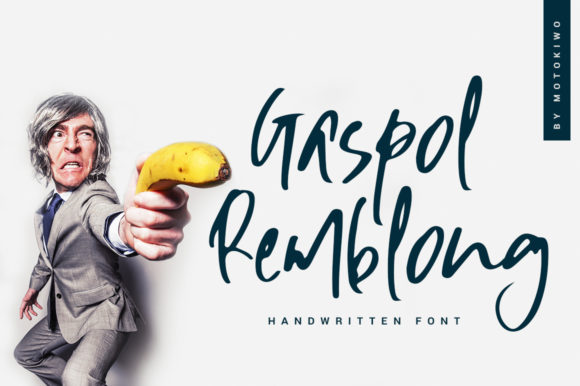 Gaspol Remblong Font Poster 1