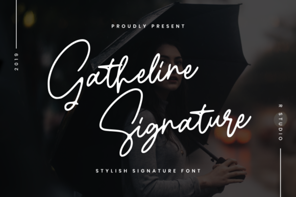 Gatheline Font Poster 1