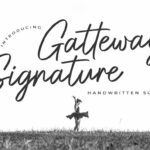 Gatteway Font Poster 1