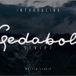 Gedabol Font Poster 1