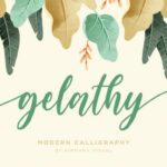 Gelathy Font Poster 1