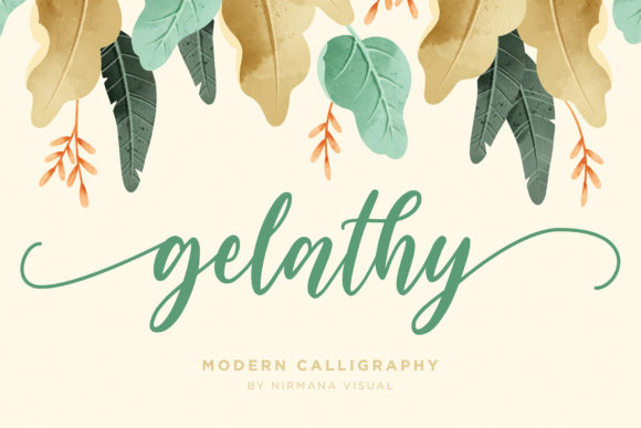 Gelathy Font Poster 1