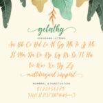 Gelathy Font Poster 5