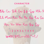 Gelato Font Poster 2