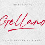 Gellano Font Poster 1