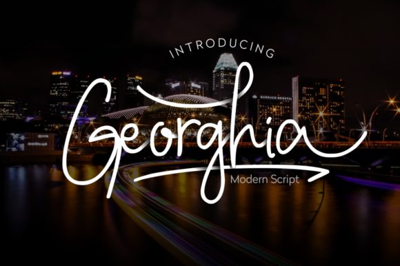 Georghia Font Poster 1