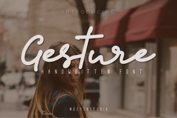 Gesture Font Poster 1