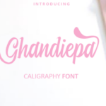 Ghandiepa Font Poster 1