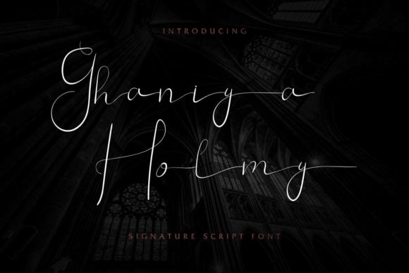 Ghaniya Holmy Font Poster 1