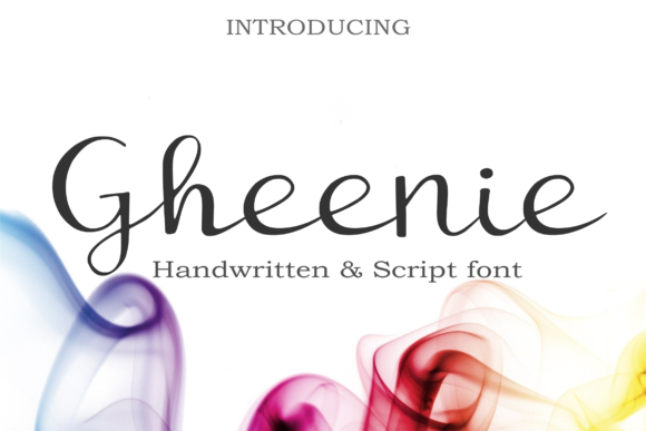 Gheenie Font Gheenie Font Poster 1