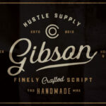 Gibson Font Poster 1