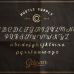 Gibson Font Poster 6