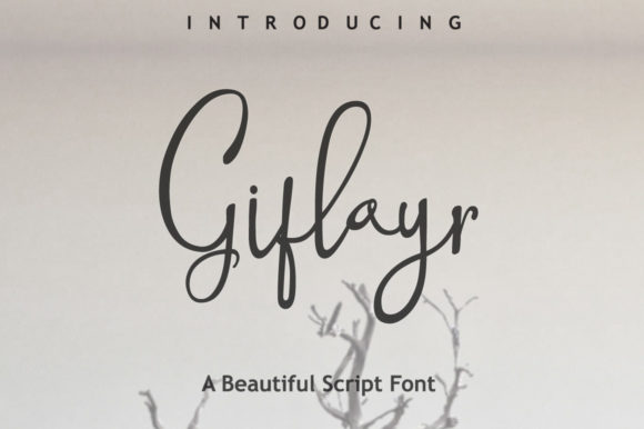 Gifloyr Font Poster 1