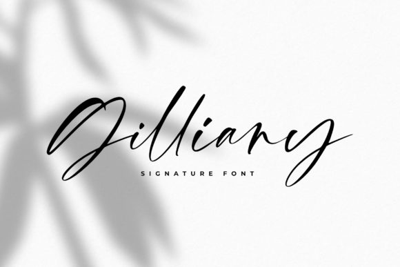 Gilliany Font Poster 1