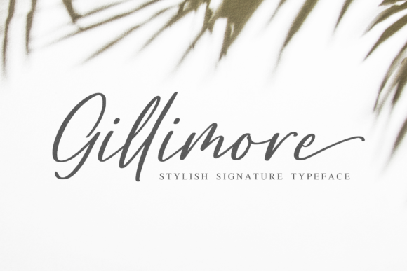 Gillimore Font Poster 1