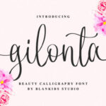 Gilonta Font Poster 1