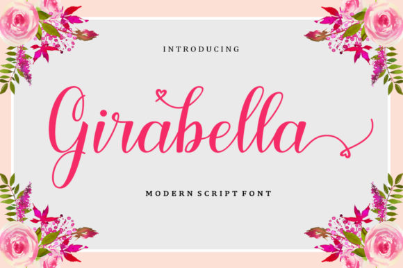 Girabella Font Poster 1