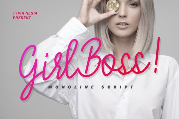 Girl Boss Font Poster 1