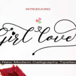 Girl Love Font Poster 1