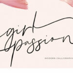 Girl Passion Font Poster 1