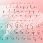 Girls Stuff Font Poster 8