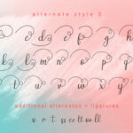 Girls Stuff Font Poster 9