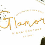 Glamor Font Poster 1