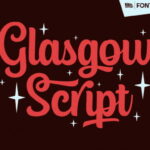 Glasgow Font Poster 1