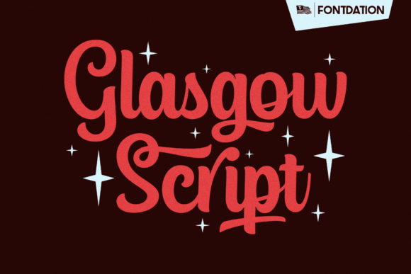Glasgow Font Poster 1