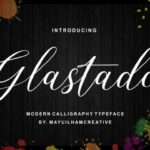 Glastado Font Poster 1