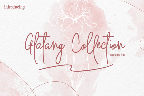 Glatang Collection Font Poster 1