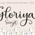 Gloriya Font Poster 1