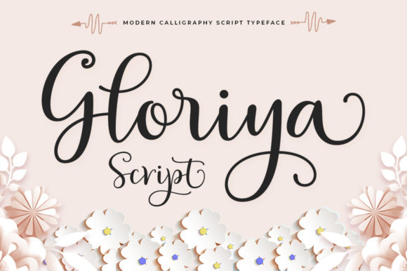 Gloriya Font Poster 1