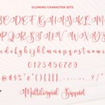 Glowing Font Poster 7