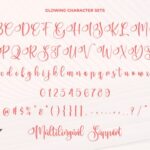 Glowing Font Poster 7