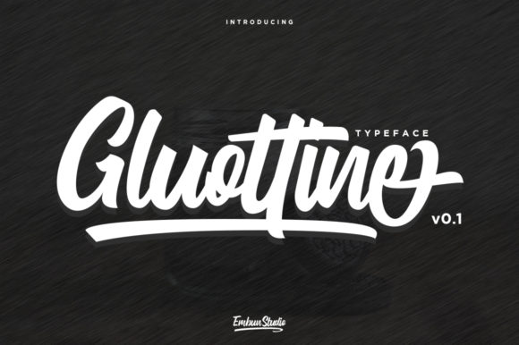 Gluottine Font Poster 1